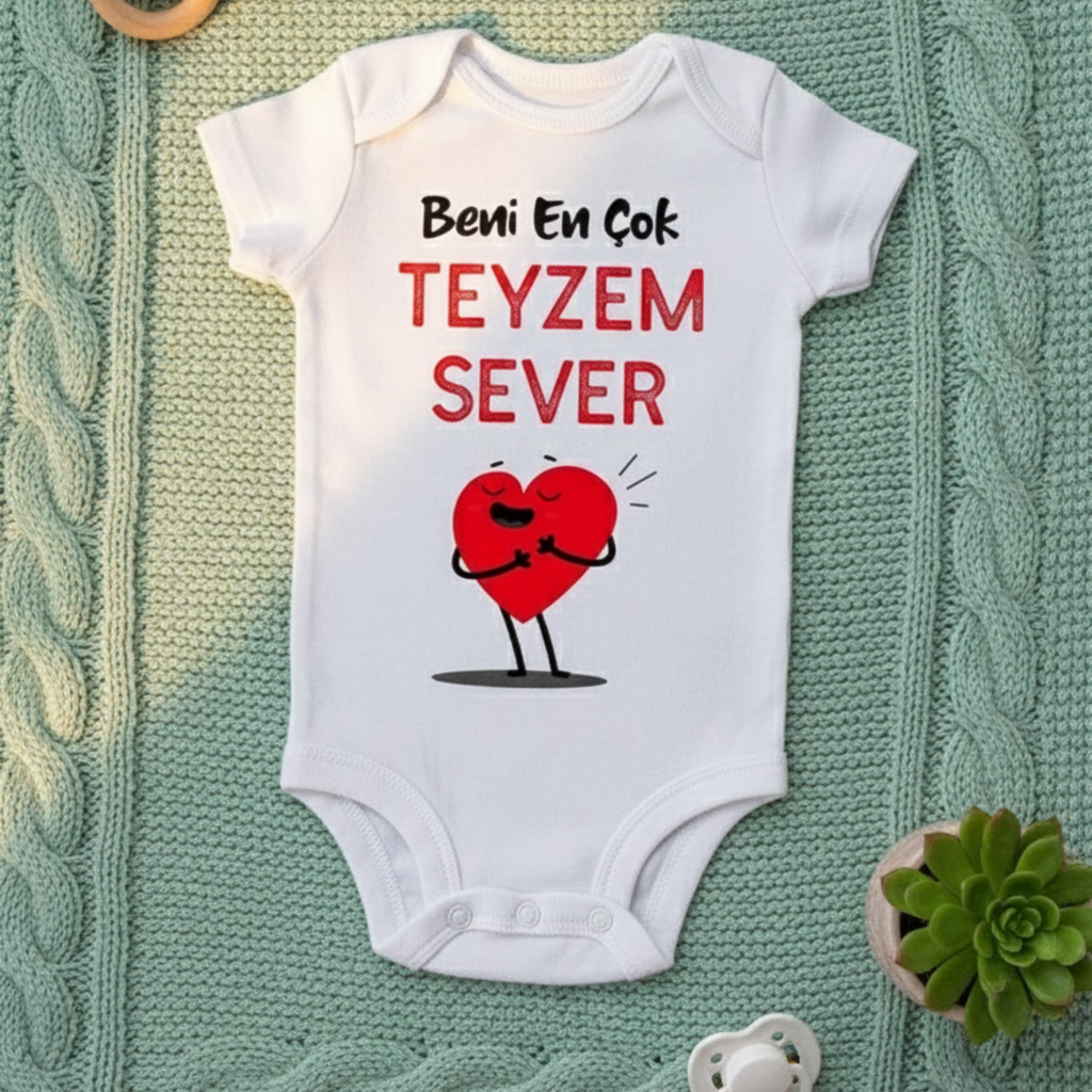 Teyzem Sever Baskılı Zıbın