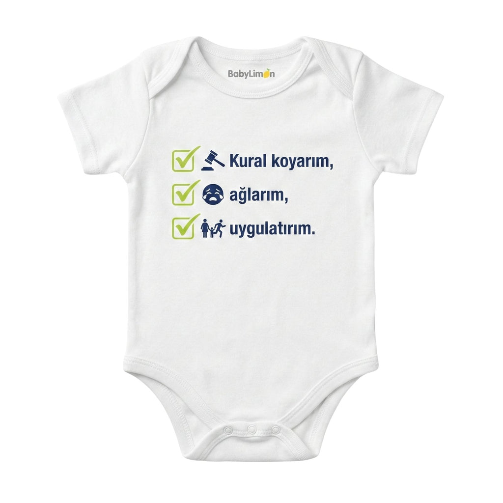 Kural Koyarım Ağlarım Uygulatırım Baskılı, Bebek Zıbını