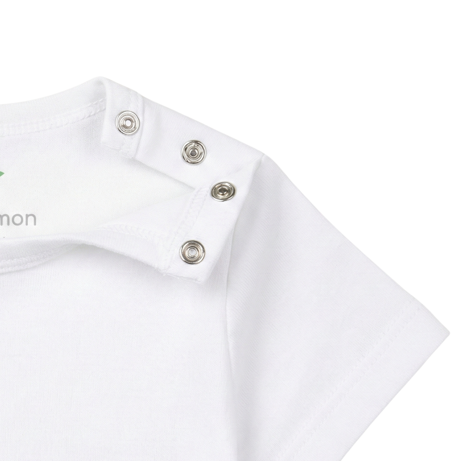 Teyzem Onaylı Bebek, Beyaz, Kısa Kollu Body