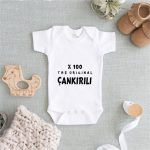 Baskılı Bebek Zıbın
