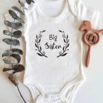 Big Sister Kısa Kol Organik Bebek Body