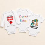 Dayımla Kankayız 3’lü BabyLimon bebek zıbın seti
